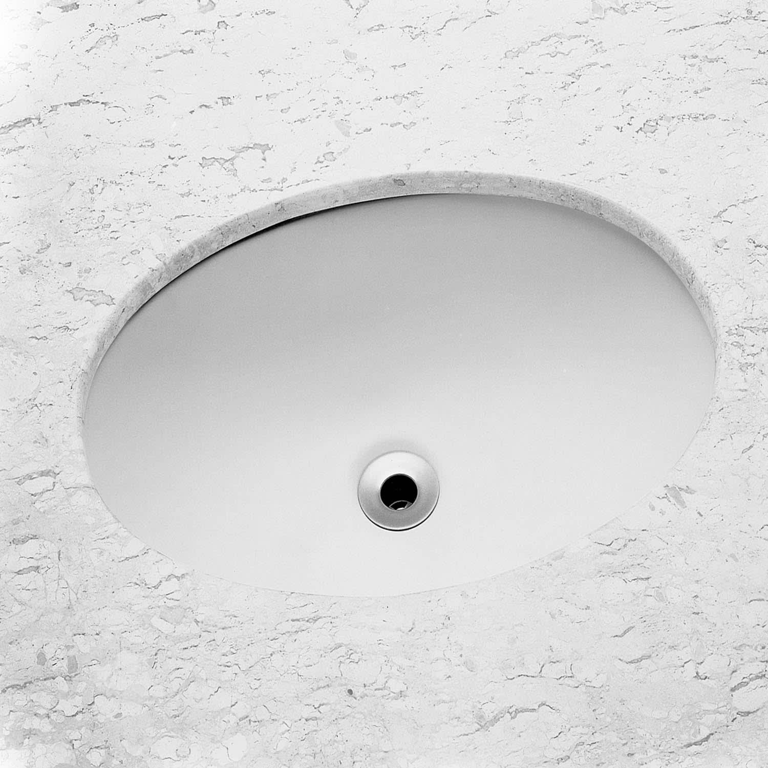 Cuba De Embutir Oval Branca Celite - Imagem 2