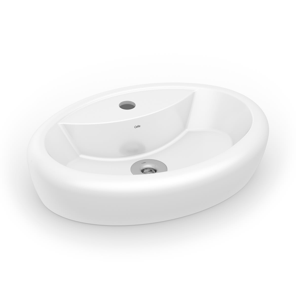 Cuba De Apoio 510x390 Mm Linha Up Branca Celite - Imagem 2