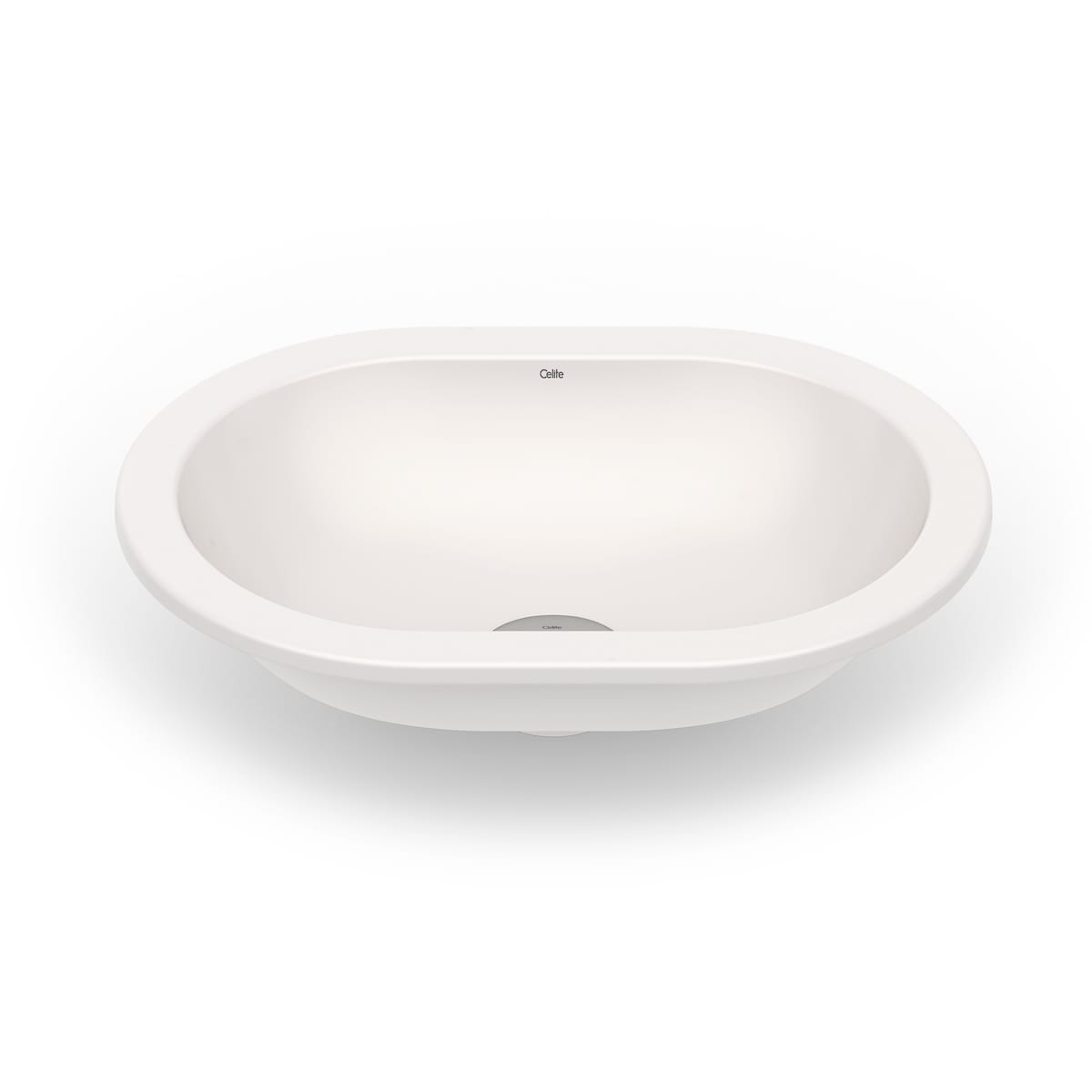 Cuba De Sobrepor Oval 430x310 Mm Branca Celite - Imagem 2