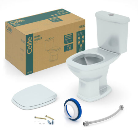 Conj. Bacia+caixa+assen.+conj. De Instal.+vedanel+enga. Linha Fit Plus Celite - Imagem 3