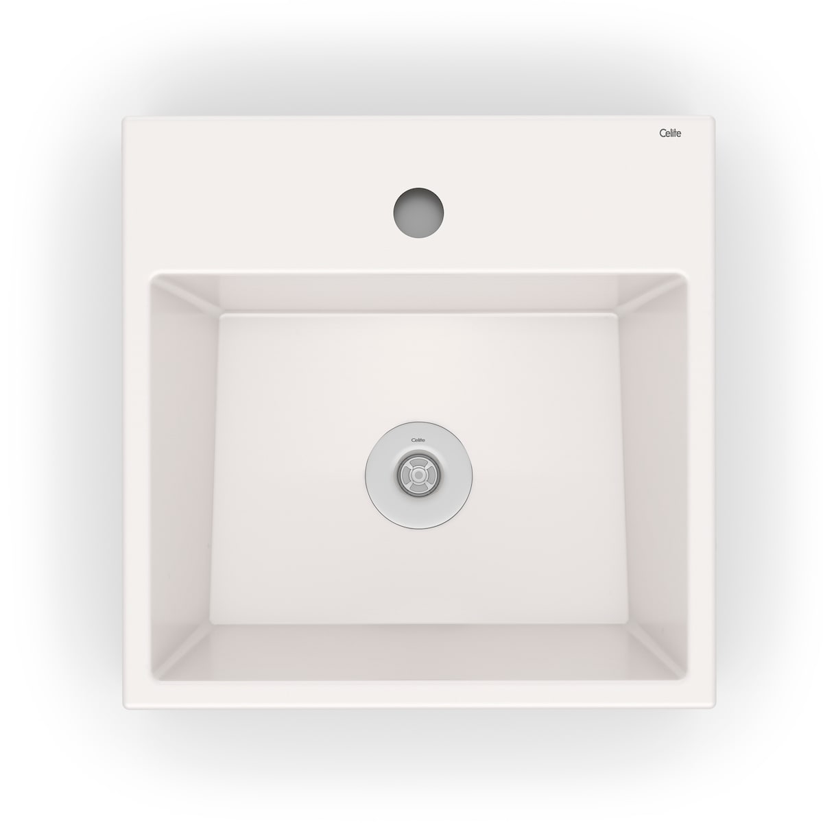 Cuba De Apoio 350x350 Mm Linha Basic Q6 Branca Celite - Imagem 4